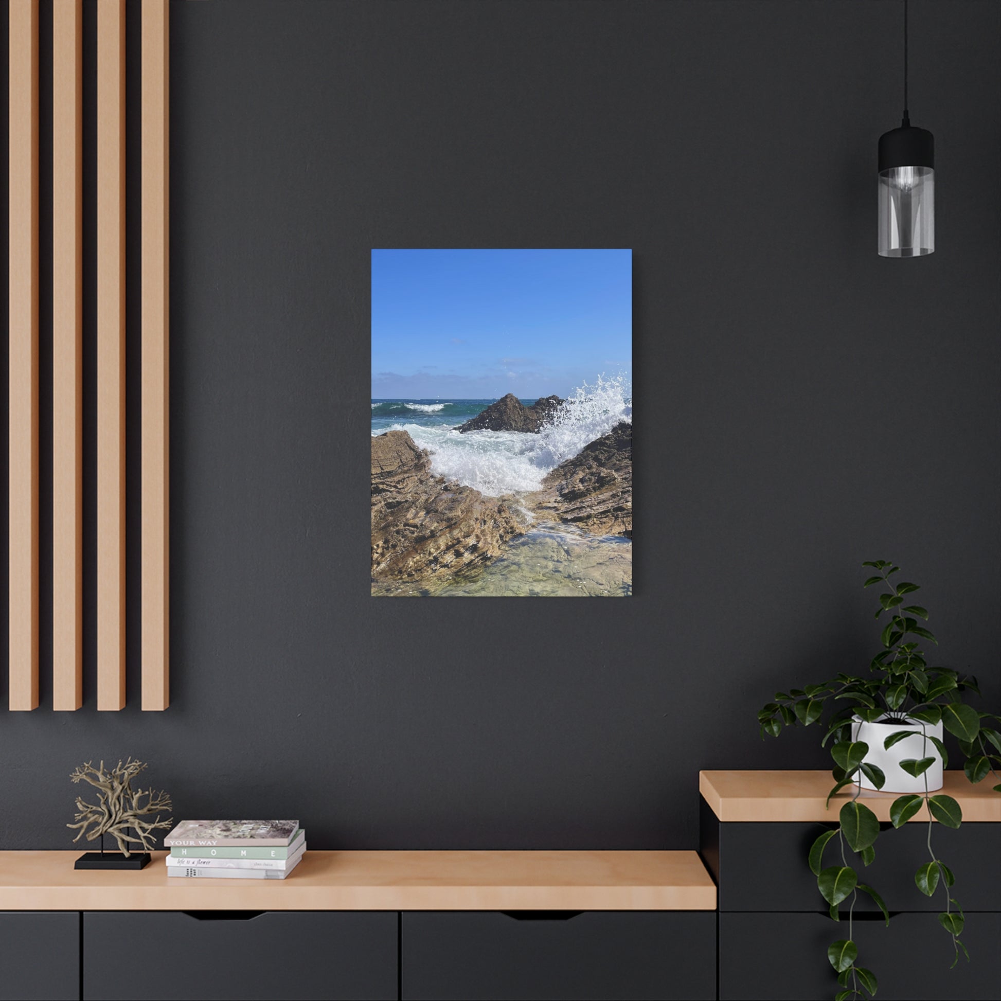 Crystal Cove Matte Canvas Wall Print - Saltwater Bodega