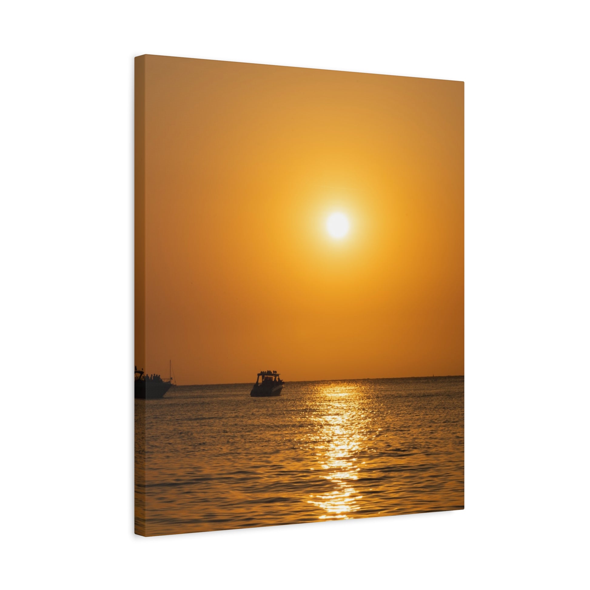 Cartagena Sunset Matte Canvas Wall Print - Saltwater Bodega