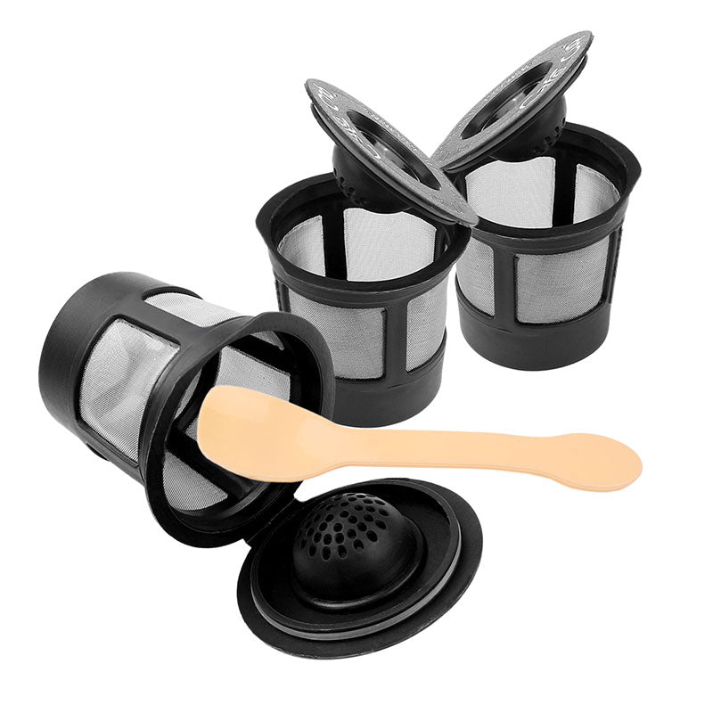 3pcs Reusable Coffee Filter Pod with Spoon - Saltwater Bodega