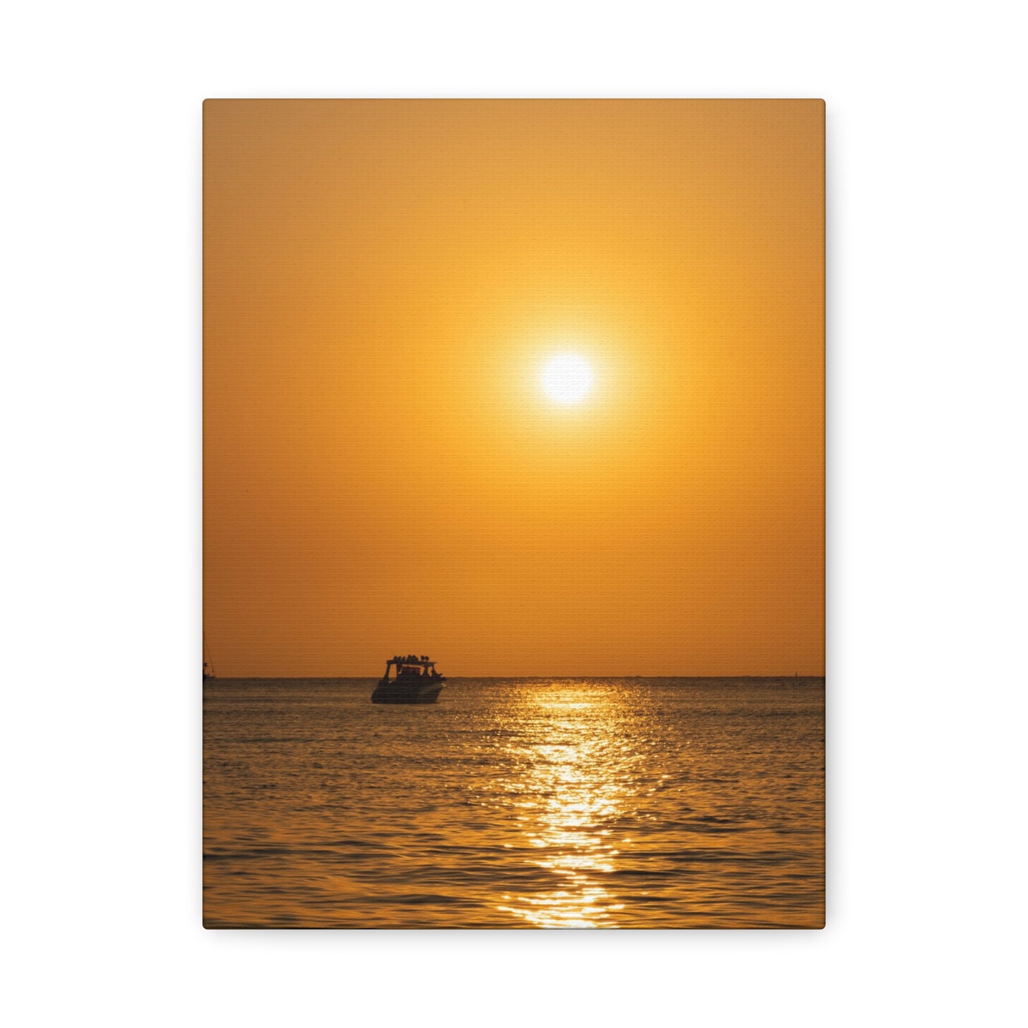 Cartagena Sunset Matte Canvas Wall Print - Saltwater Bodega