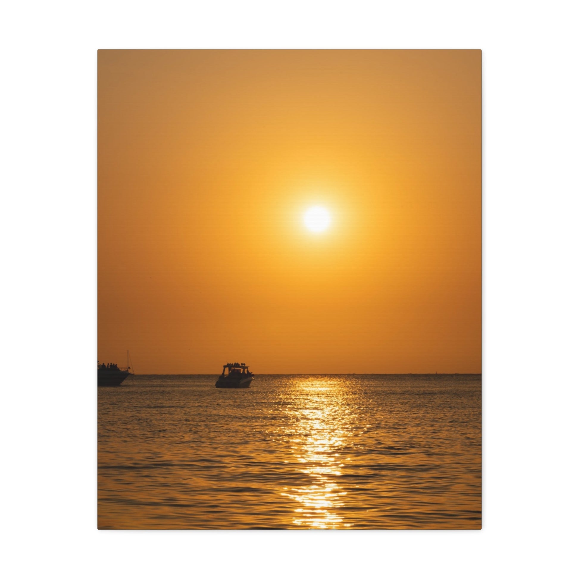 Cartagena Sunset Matte Canvas Wall Print - Saltwater Bodega