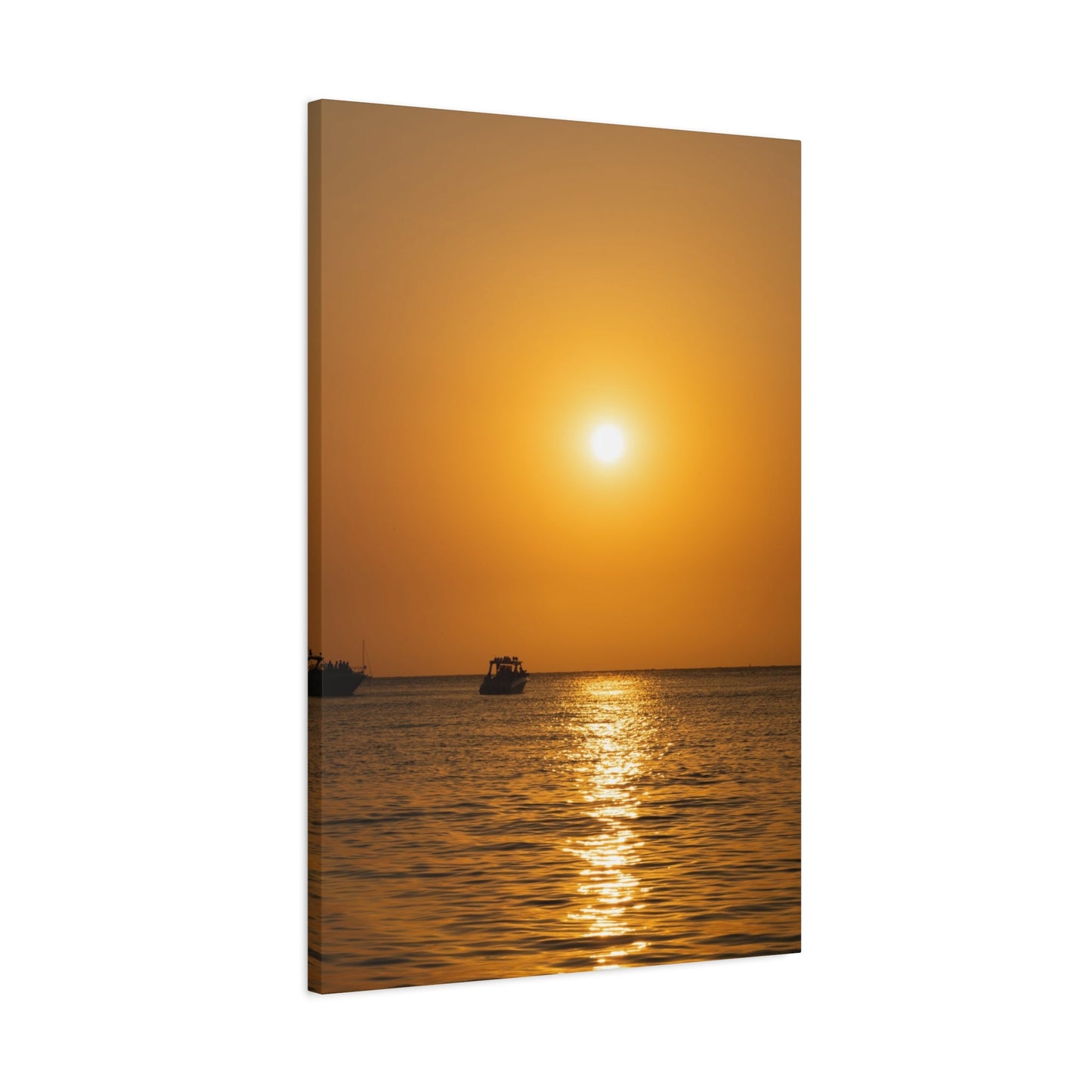 Cartagena Sunset Matte Canvas Wall Print - Saltwater Bodega