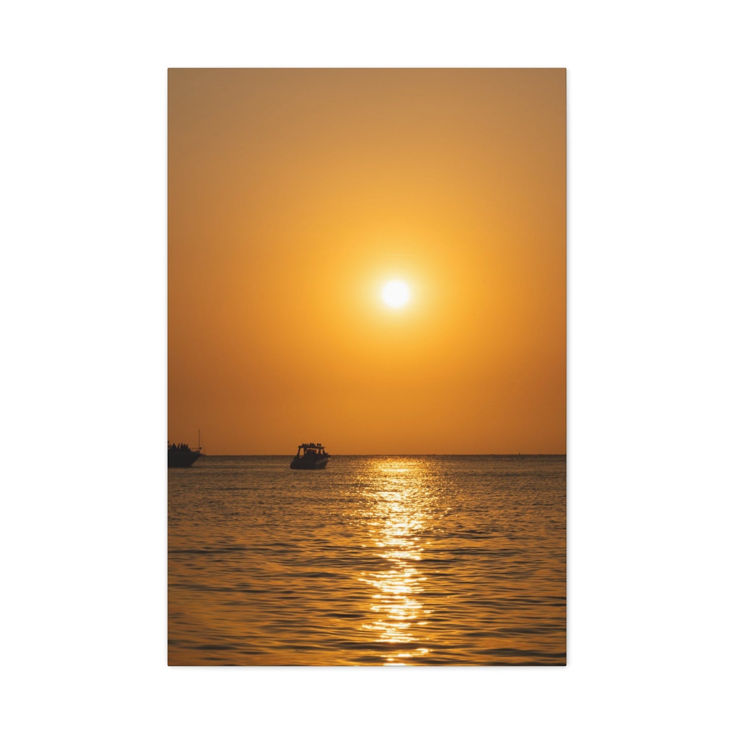 Cartagena Sunset Matte Canvas Wall Print - Saltwater Bodega