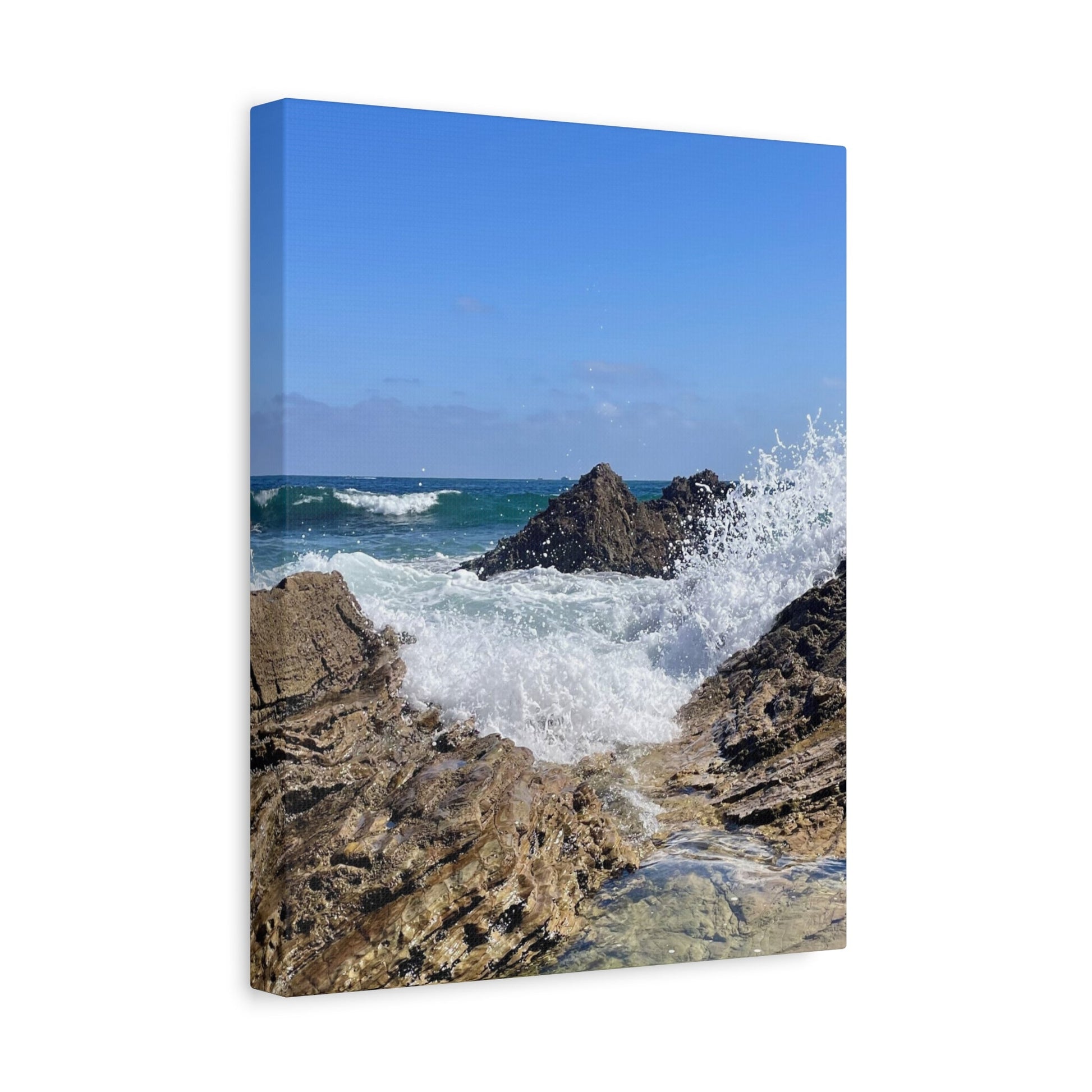 Crystal Cove Matte Canvas Wall Print - Saltwater Bodega