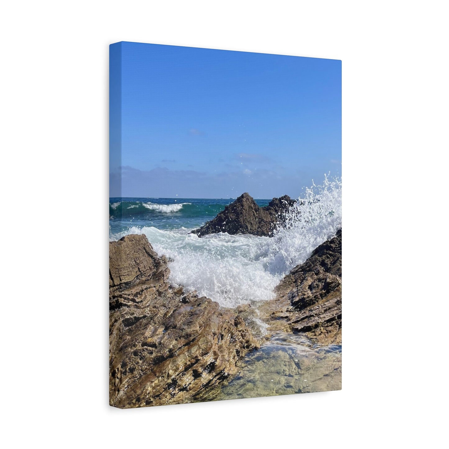 Crystal Cove Matte Canvas Wall Print - Saltwater Bodega