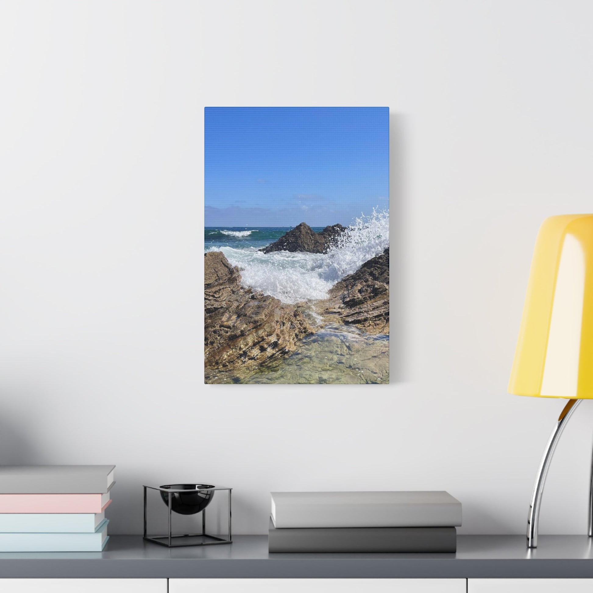 Crystal Cove Matte Canvas Wall Print - Saltwater Bodega