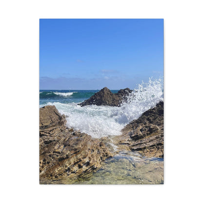 Crystal Cove Matte Canvas Wall Print - Saltwater Bodega