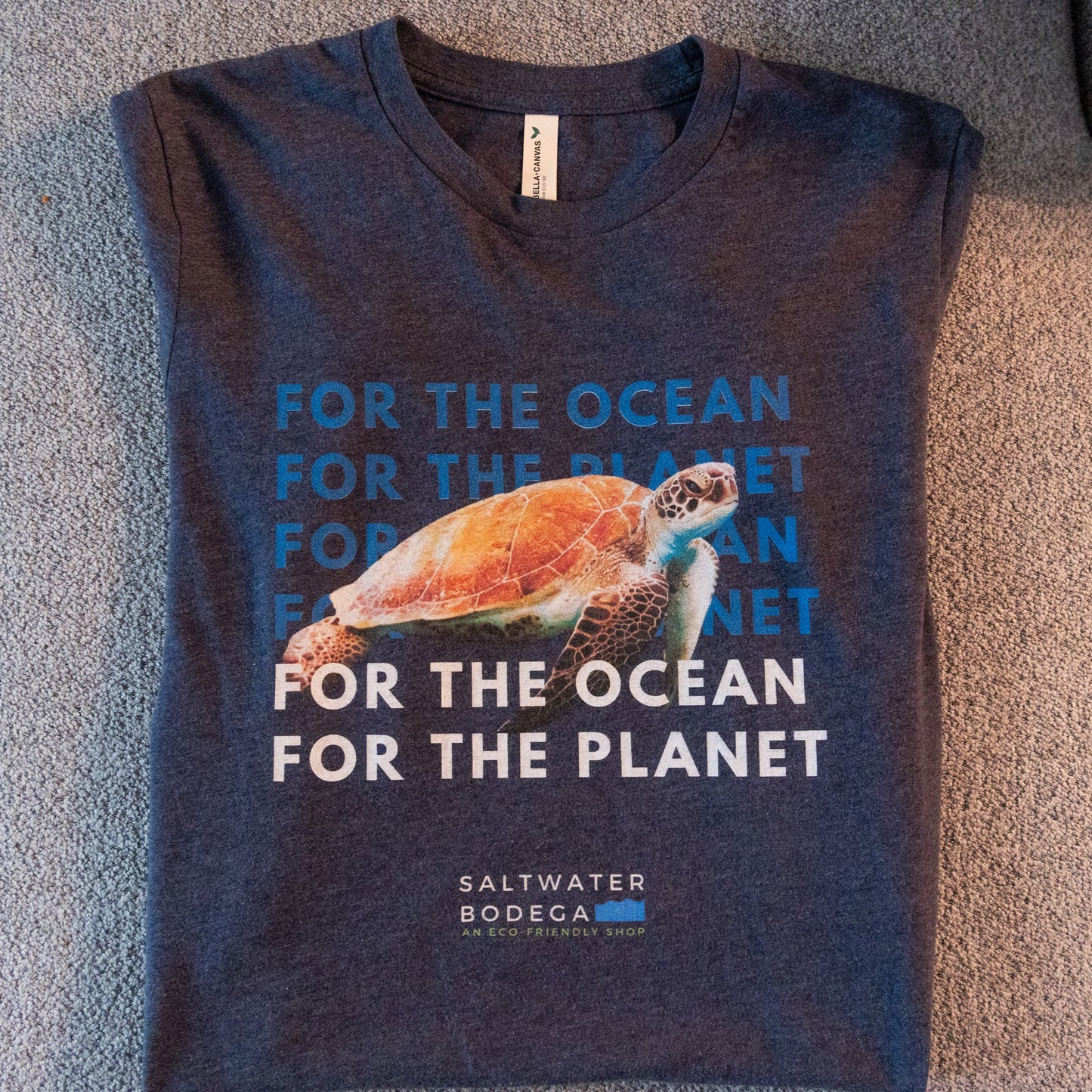 For the Ocean, For the Planet Turtle Tee - Saltwater Bodega