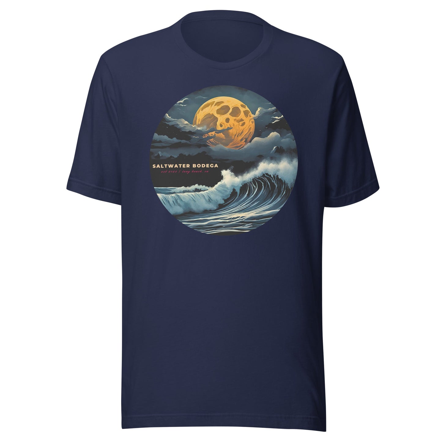 Full Moon Waves Tee - Saltwater Bodega