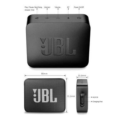 IPX7 Waterproof Wireless Portable JBL GO2 Bluetooth Speaker - Saltwater Bodega