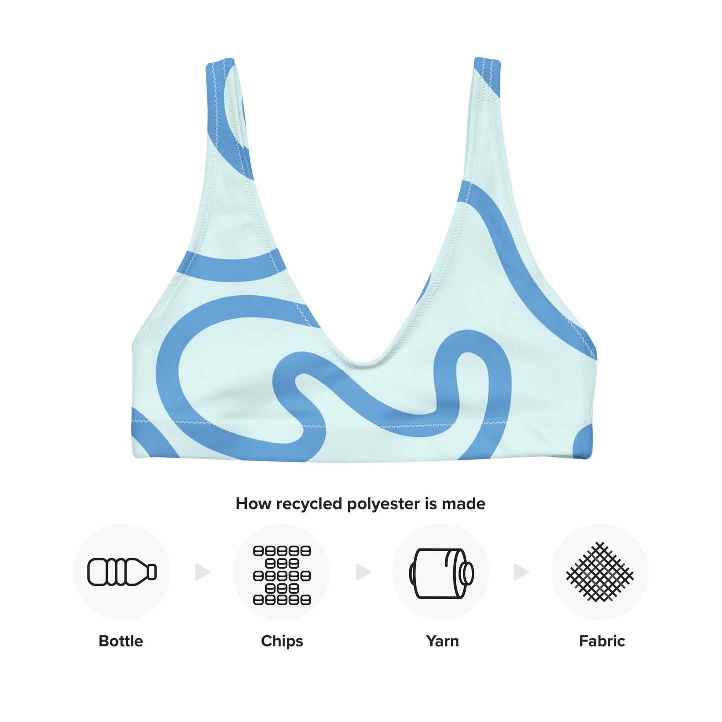 Recycled Polyester Bikini Top - Saltwater Bodega