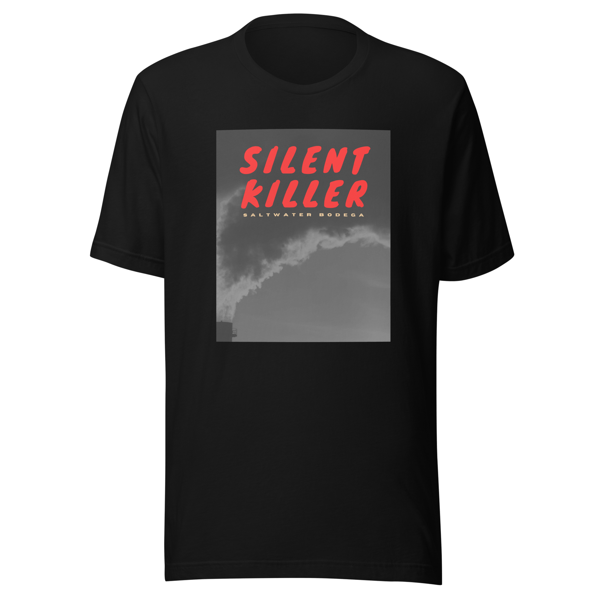 Silent Killer Pollution Tee - Saltwater Bodega