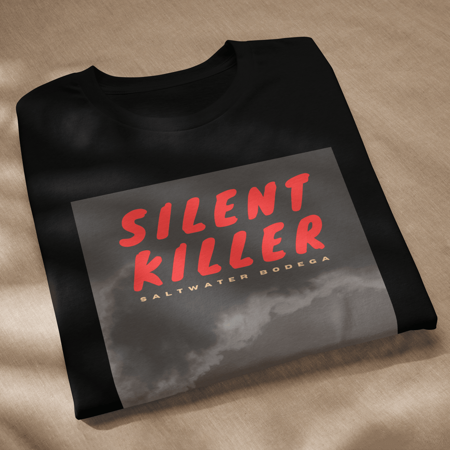 Silent Killer Pollution Tee - Saltwater Bodega