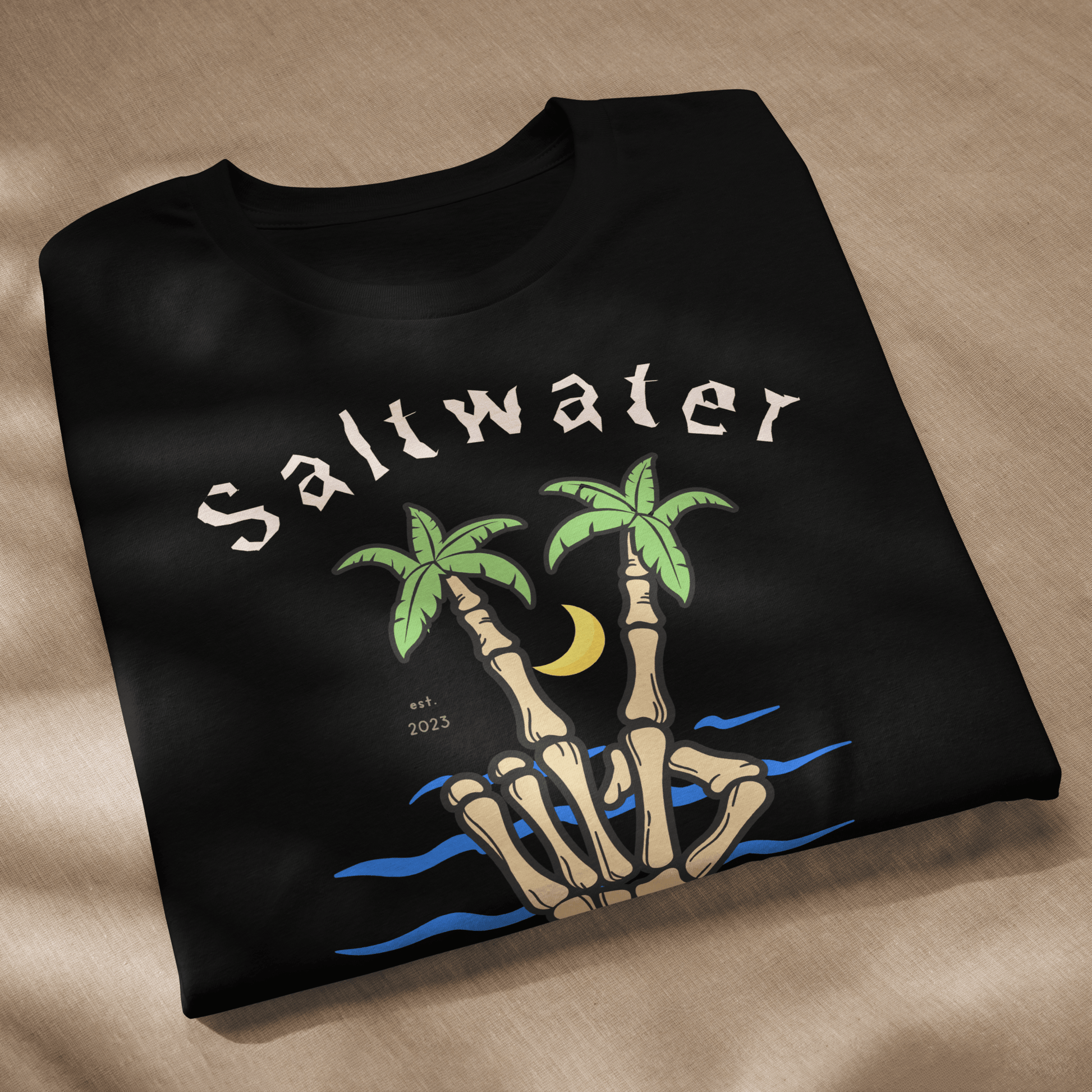 Skeleton Peace Tee - Saltwater Bodega