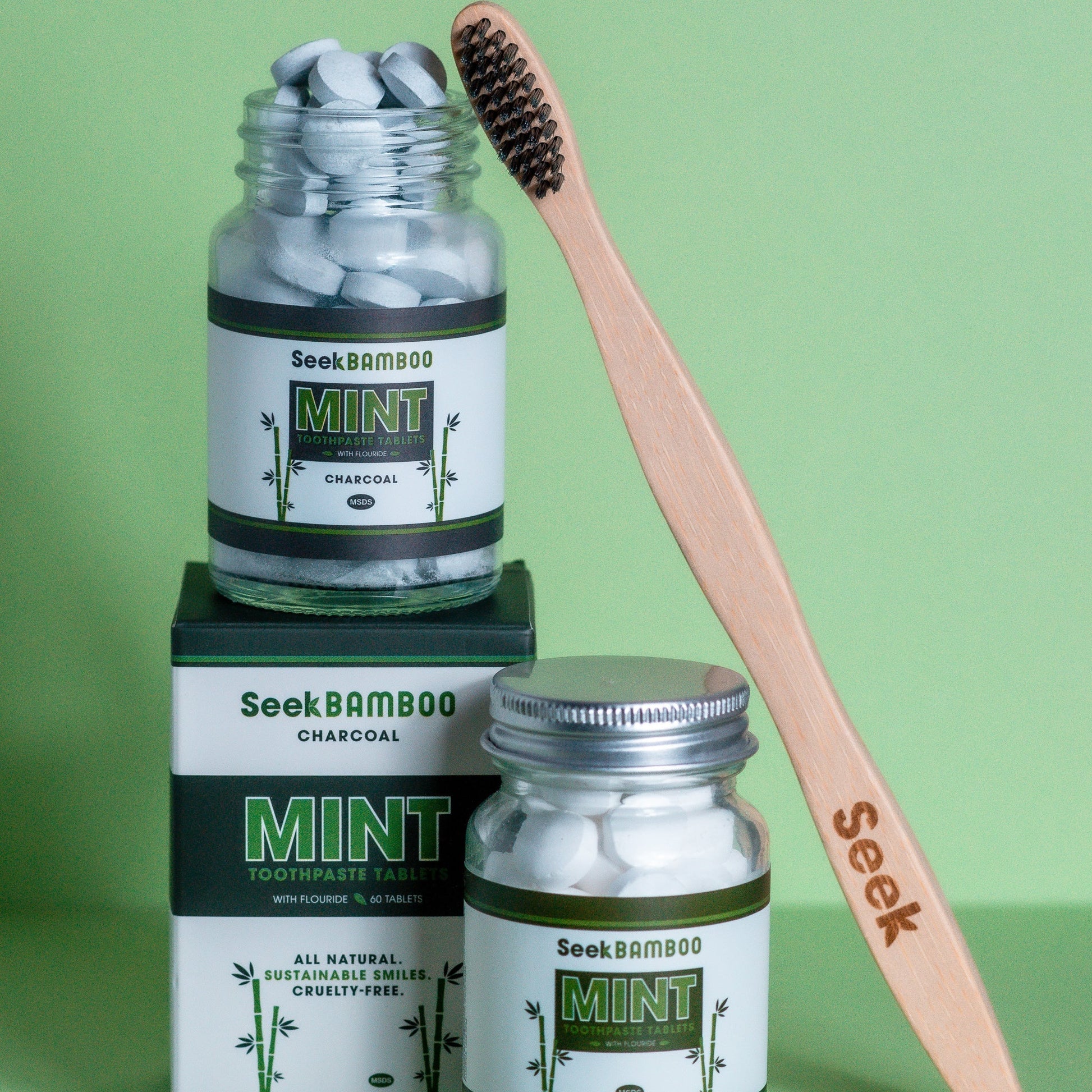 Two-Pack Eco-Friendly Tablet Toothpaste - Saltwater Bodega