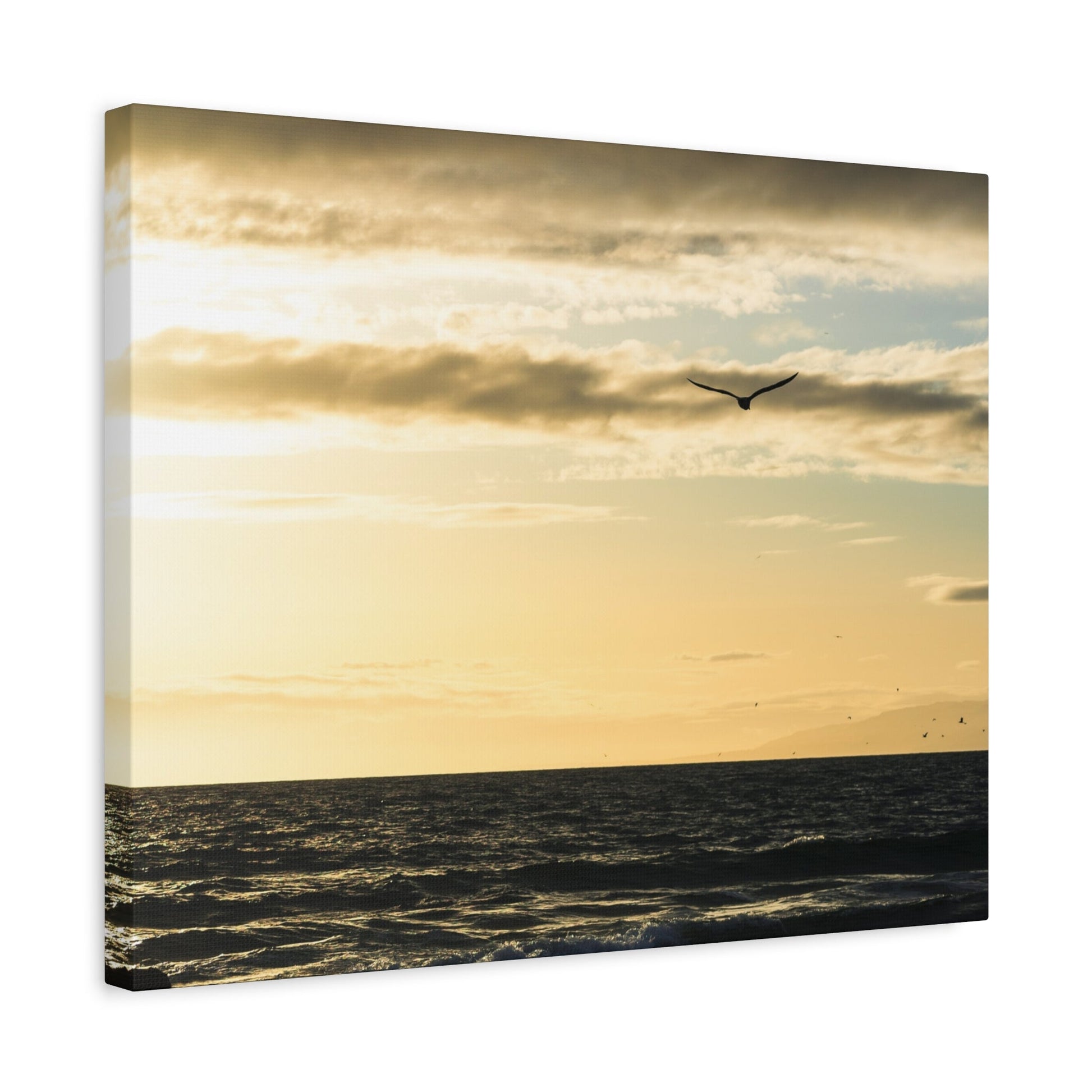 Venice Beach Sunset Matte Canvas Wall Print - Saltwater Bodega